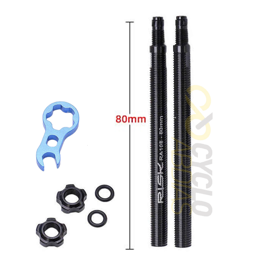 Extensor De Válvula 80 Mm Risk Ra108 | Removível - 2 Un