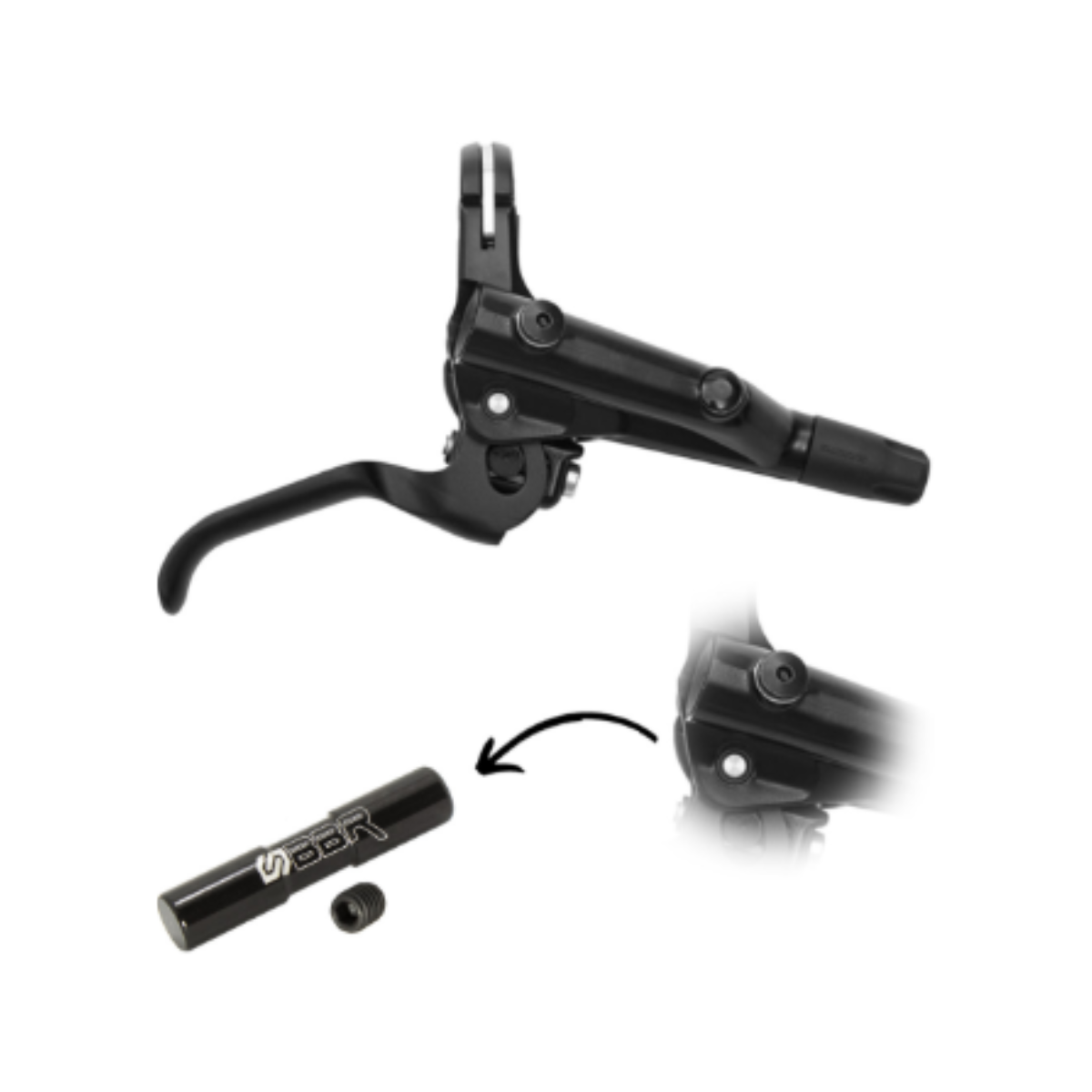 Par de pinos BBR PDM-01 manete Shimano Deore SLX XT XTR