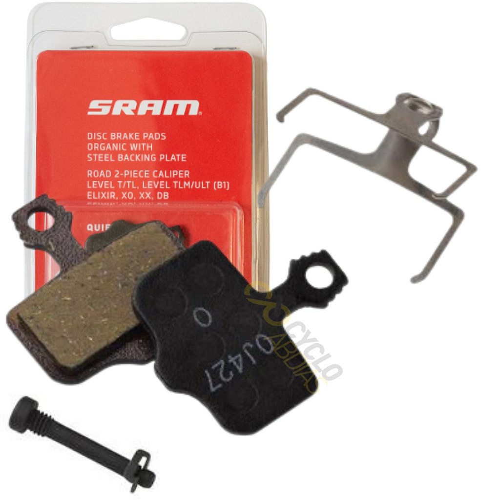 Pastilha de freio Sram DB Level TL T ULT/TLM B1 - Orgânica base de aço