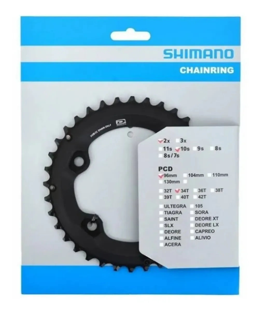 Coroa Shimano Deore Fc-m6000 - 34 Dentes - Bcd 96