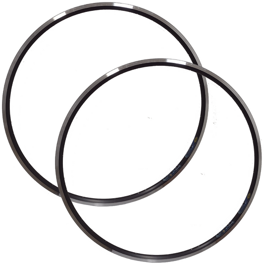 Par De Aros 700 Rigida Nova - Preto | 36 Furos
