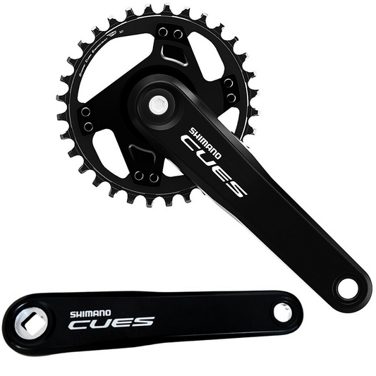 Pedivela Shimano Cues Fc-U4000-1 175Mm 32D 9/10/11V - Ponta Quadrada | Preto