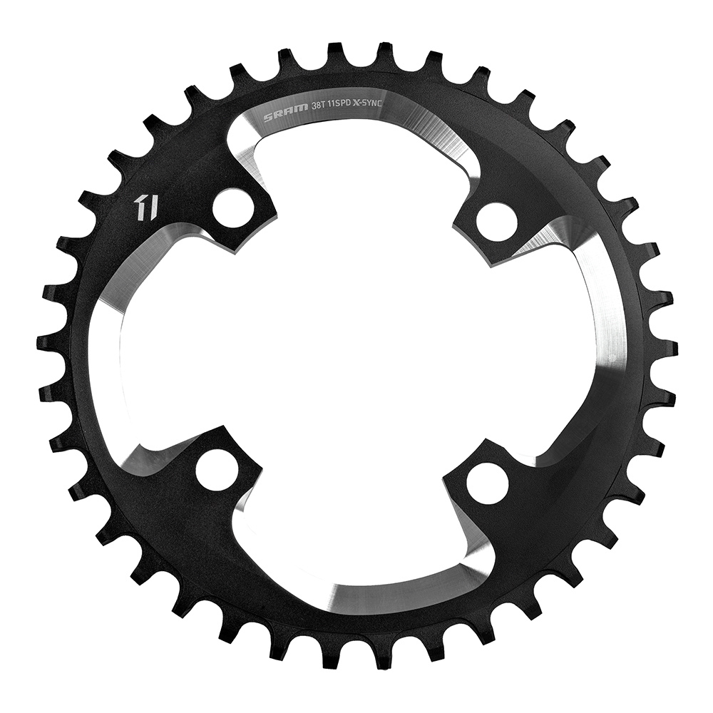 Coroa Sram X01 1X11V 38T 6Mm Bcd 94 Alumínio - Preto | X-Sync