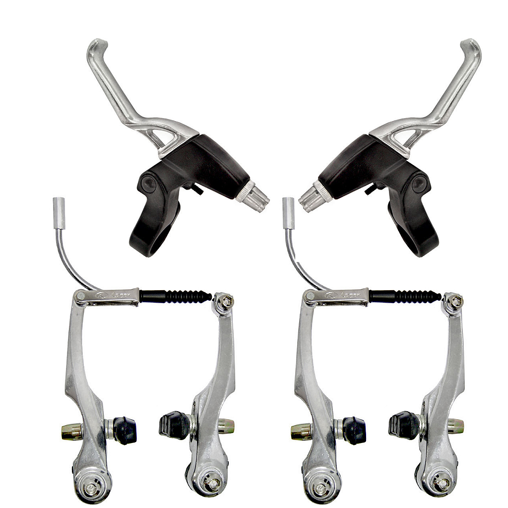 Kit de freio Logan V-Brake em aluminio