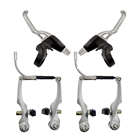 Kit de freio Logan V-Brake em aluminio