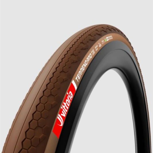 Pneu Gravel Vittoria Terreno Pro T10 700x45 TLR Marrom