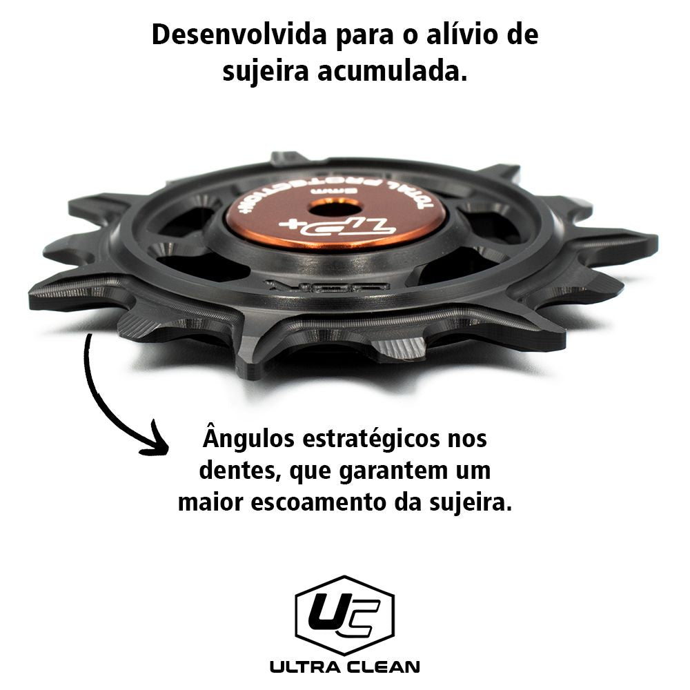 Roldanas BBR c/ rolamento p/ Câmbio Shimano 11v/12v - 13T