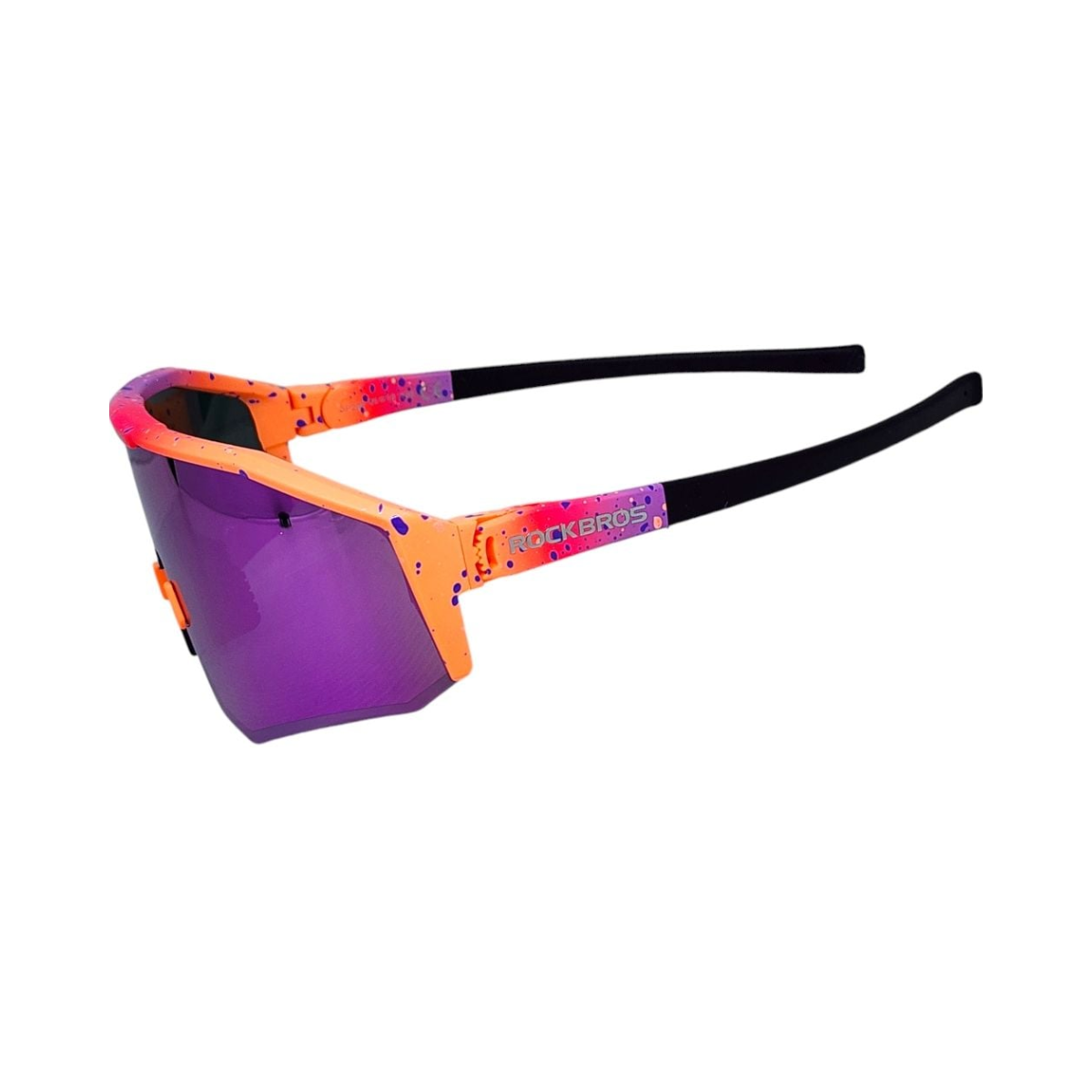 Óculos de ciclismo Rockbros SP297 polarizado haste ajustável - rosa