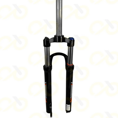 Suspensão aro 29 Vortex com 100mm de curso e trava bengala
