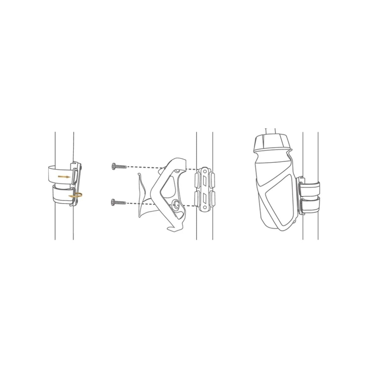 Suporte universal em velcro para caramanhola