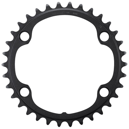 Coroa Shimano Ultegra Fc-R8100 34D Bcd 110Mm 2X12V - Alumínio | Preta