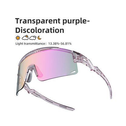 Óculos de ciclismo Rockbros SP337 fotocromático rosa