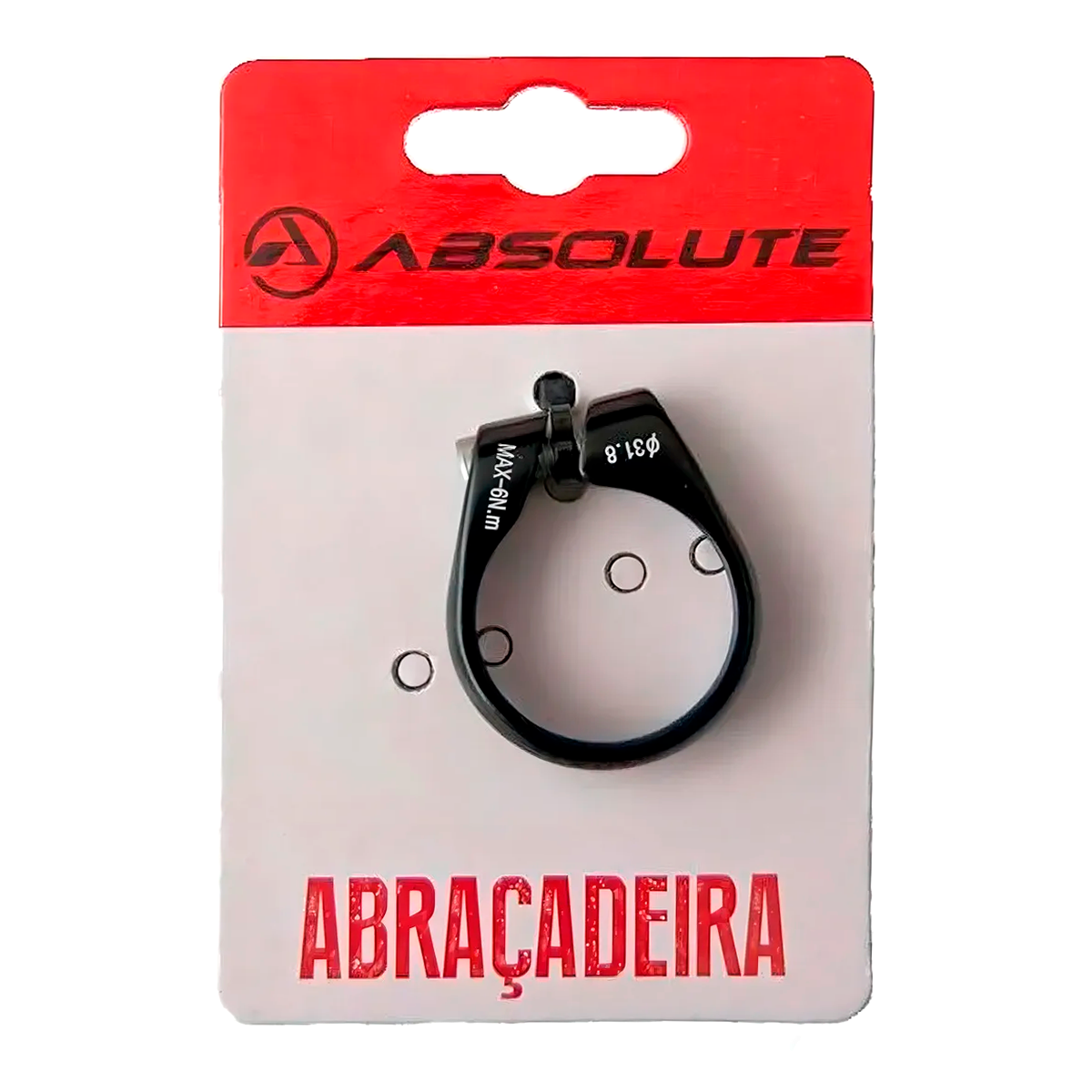 Abraçadeira de canote/selim Absolute AT161 - com parafuso