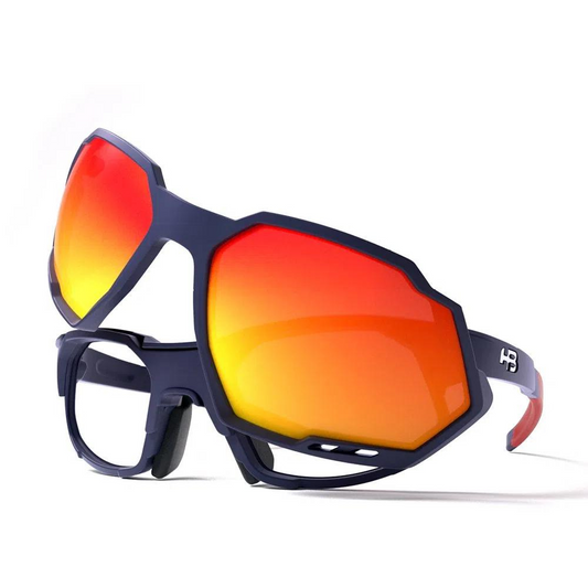 Óculos Hot Buttered Rush Matte Navy Multi Red | Preto E Vermelho Fosco