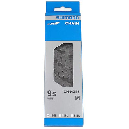 Cassete Indexado Rad7 9 velocidades 11-42T + Corrente CN-HG53 114 Links