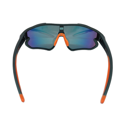 Óculos de ciclismo Elleven EL54 Colors verde/laranja