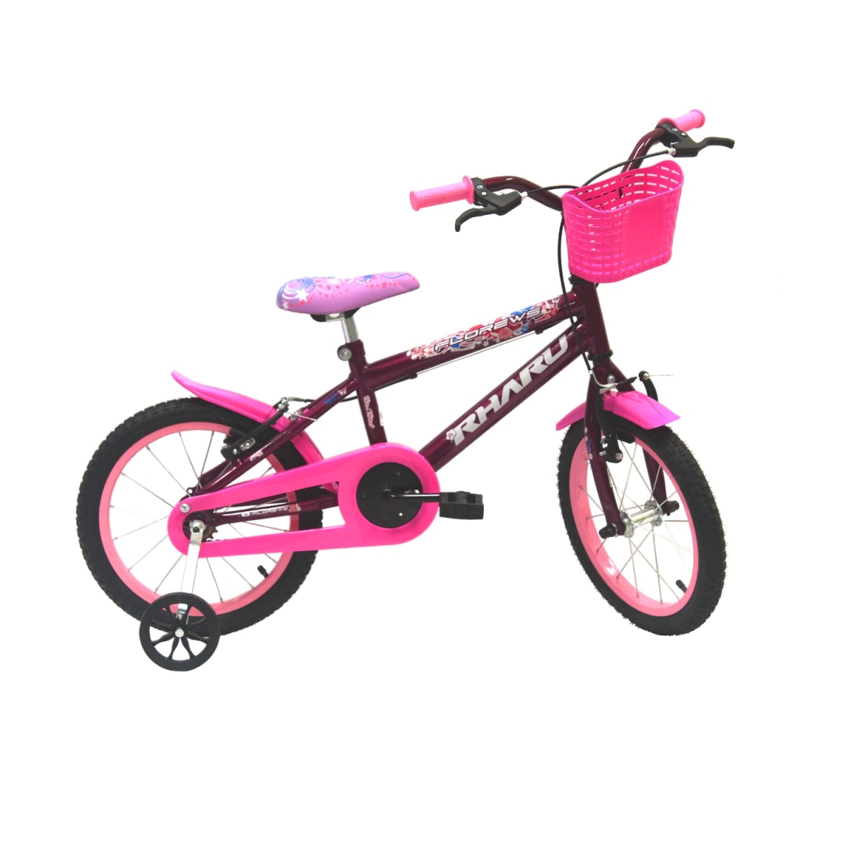 Bicicleta Rharu Cartoon Infantil aro 16"