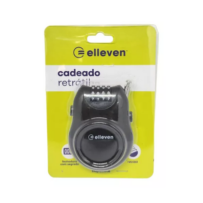Cadeado retrátil com segredo 3x1200mm Elleven