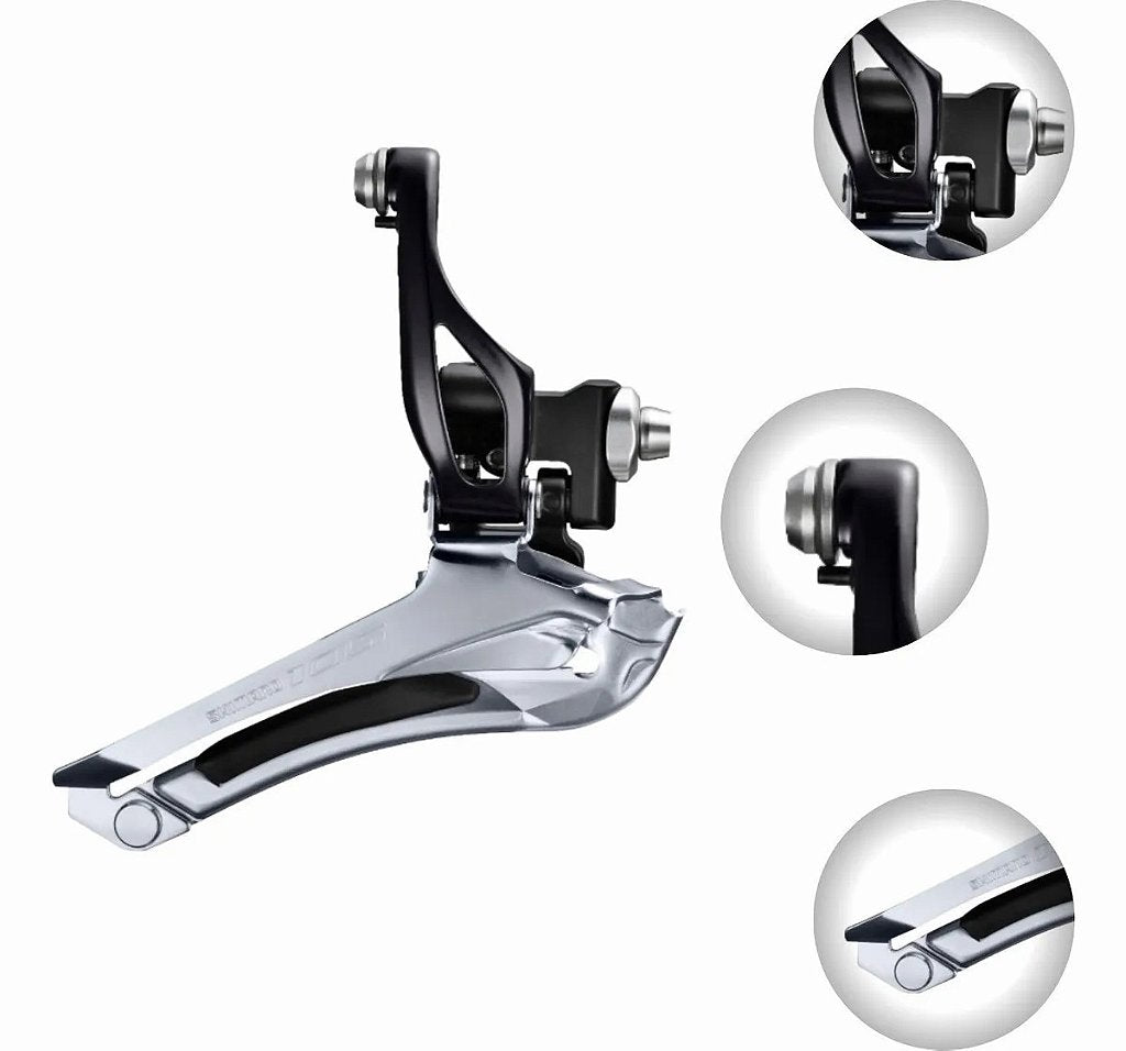 Câmbio Dianteiro Shimano Tiagra Fd-5800-F Para 11 Velocidades