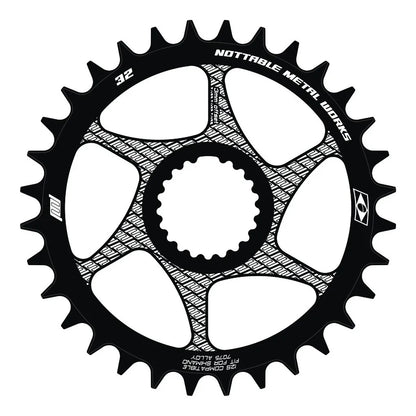 Coroa Nottable Compatível Shimano Offset 3 mm