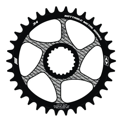 Coroa Nottable Compatível Shimano Offset 3 mm