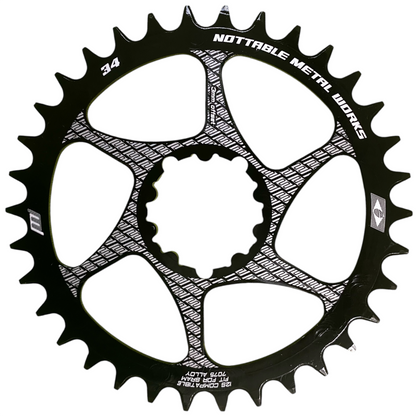 Coroa Nottable Compatível Sram SX, NX, GX, X01 e XX1 Offset 3 mm