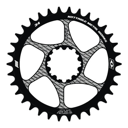 Coroa Nottable Compatível Sram SX, NX, GX, X01 e XX1 Offset 6 mm