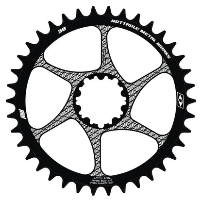 Coroa Nottable Compatível Sram SX, NX, GX, X01 e XX1 Offset 6 mm