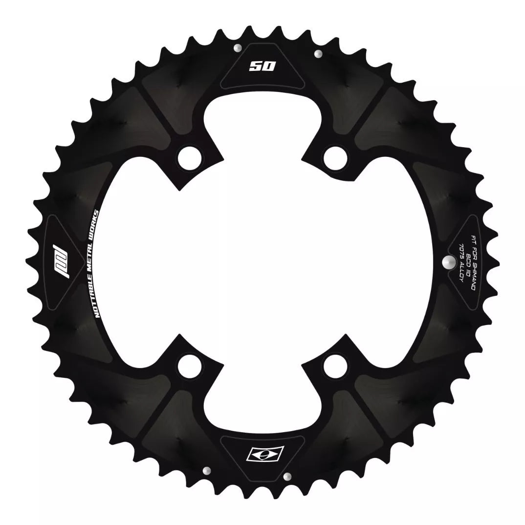 Coroa Nottable Indexada BCD 110 mm 4 furos para Shimano Road