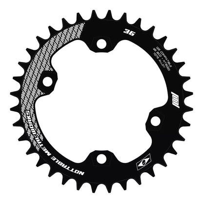 Coroa Nottable Narrow Wide BCD 96 assimétrico 4 furos para Shimano MTB
