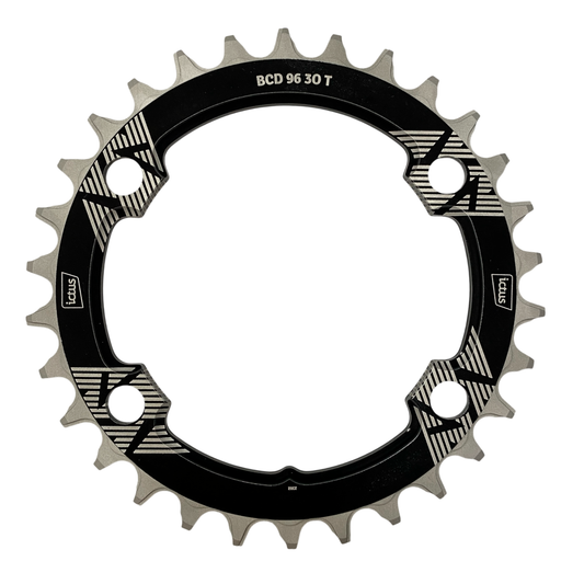 Coroa Ictus BCD 96 assimétrico 4 Furos - Shimano Single MTB