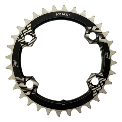 Coroa Ictus BCD 96 assimétrico 4 Furos - Shimano Single MTB