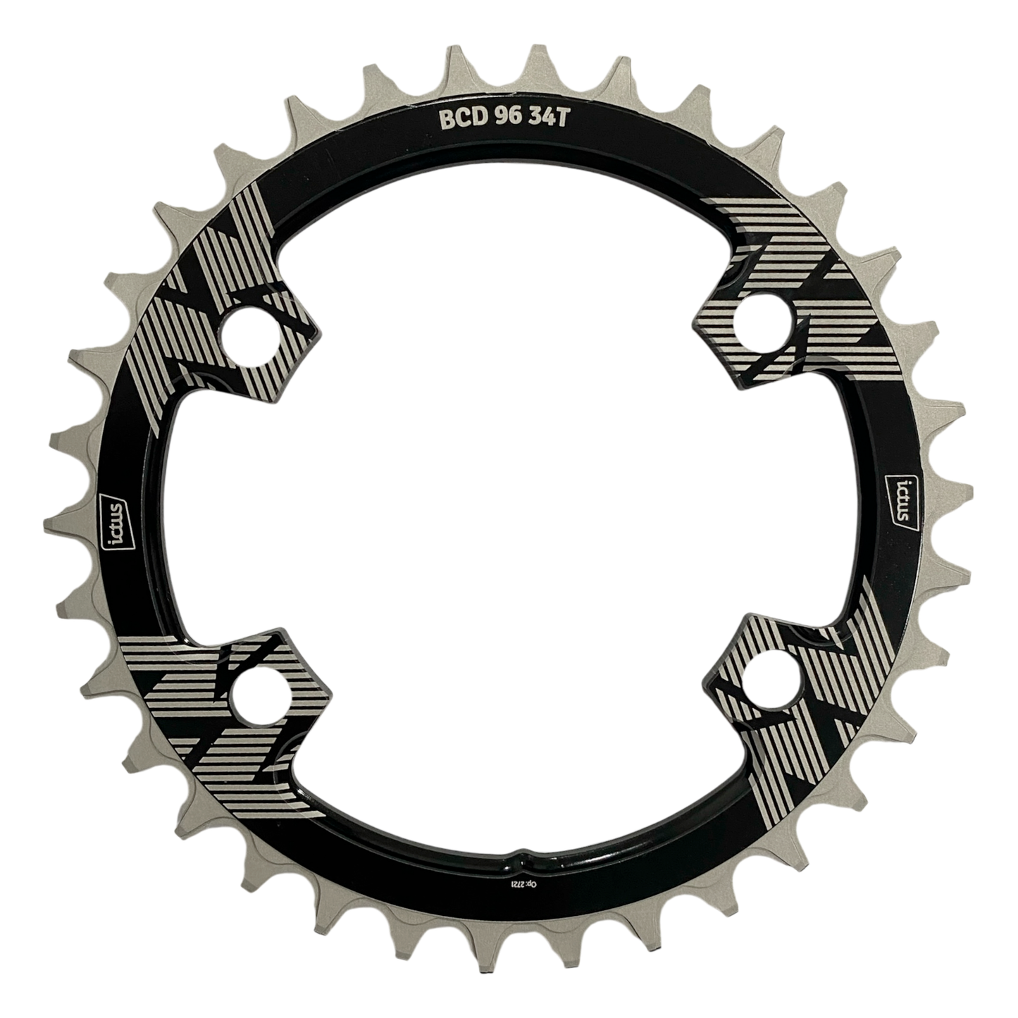 Coroa Ictus BCD 96 assimétrico 4 Furos - Shimano Single MTB