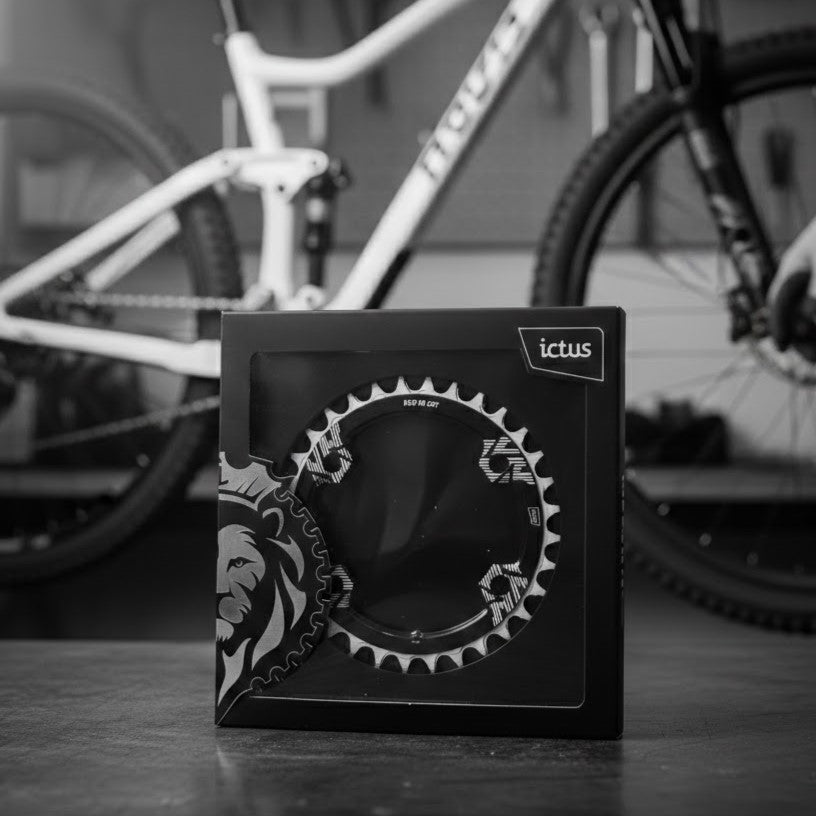 Coroa Ictus BCD 96 assimétrico 4 Furos - Shimano Single MTB