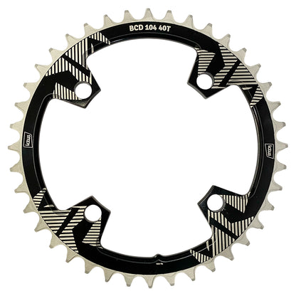 Coroa Ictus Narrow Wide BCD 104 assimétrico 4 Furos - MTB