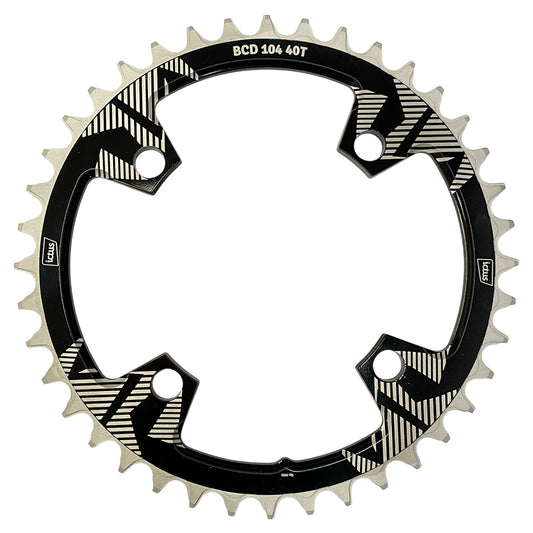 Coroa Ictus Narrow Wide BCD 104 assimétrico 4 Furos - MTB