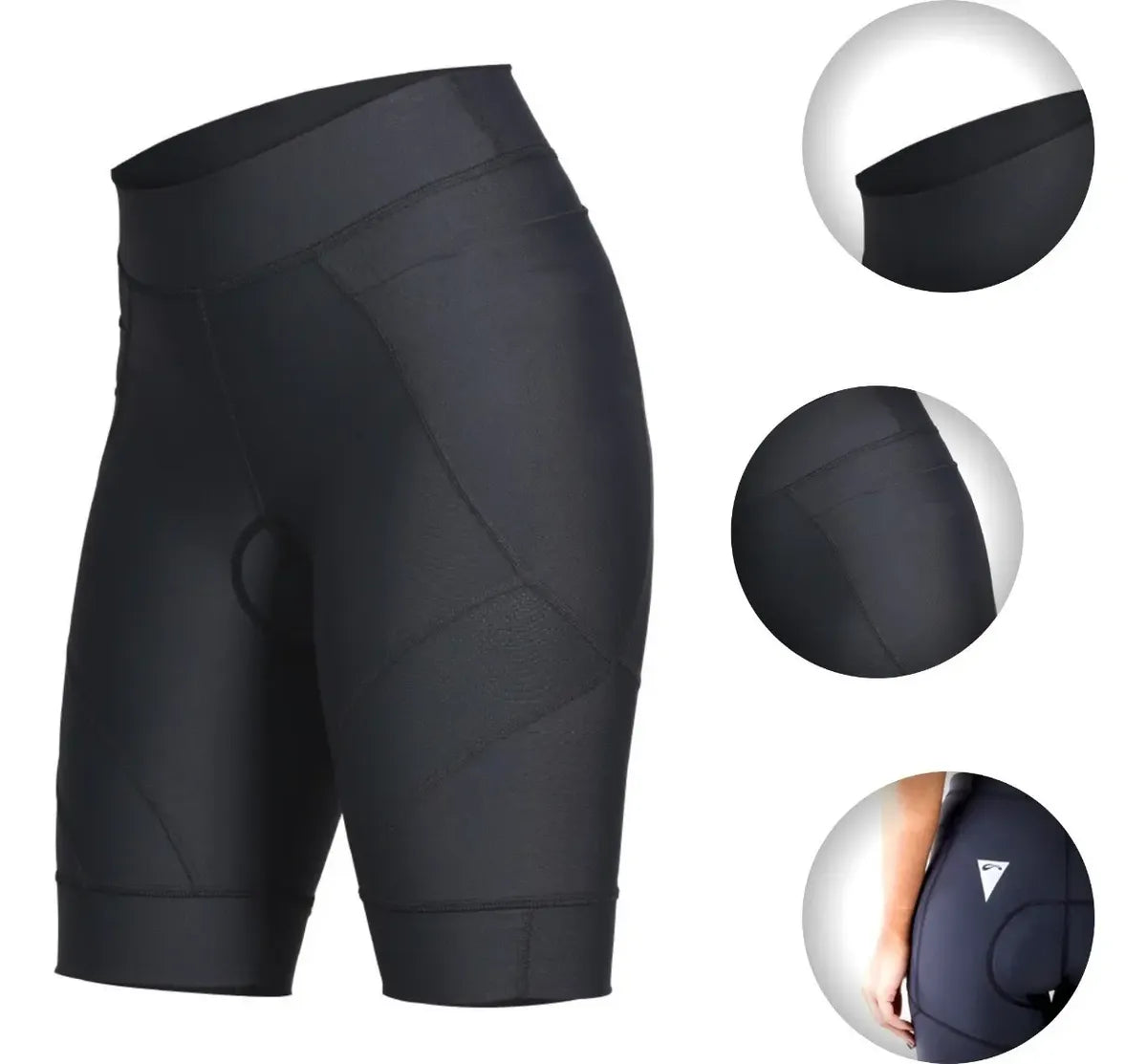 Bermuda Ciclismo Feminina Sol Speedy Preta - Tamanho P