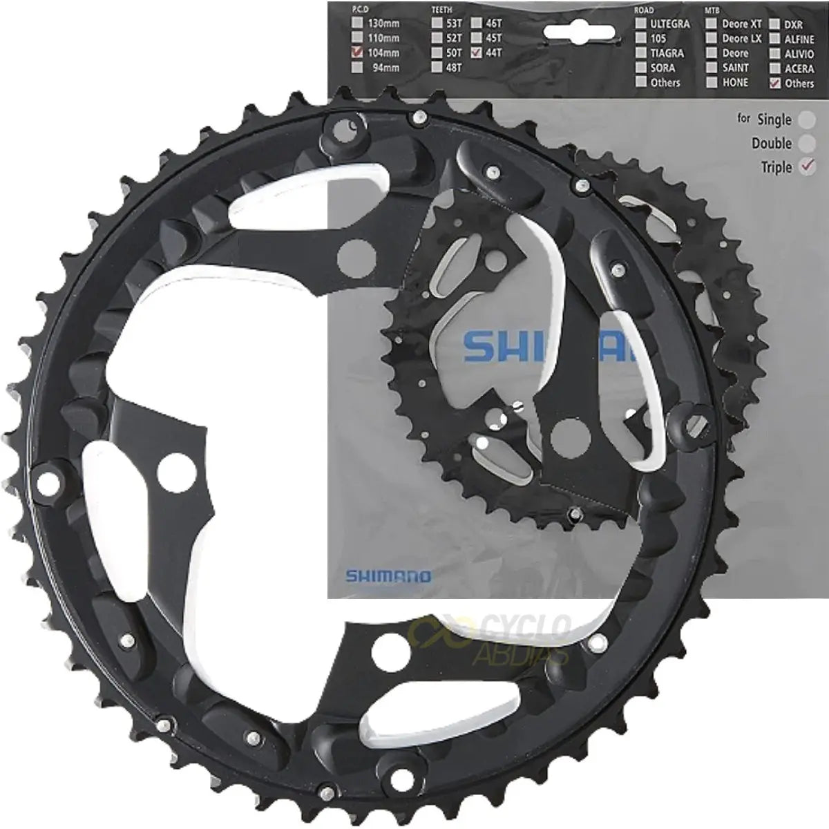 Coroa Shimano Fc-t551 44 Dentes - Bcd 104mm