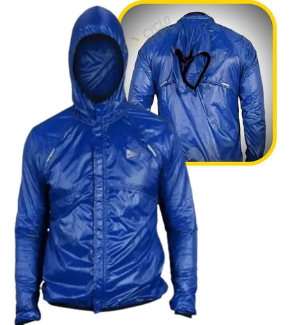 Jaqueta Corta Vento Sol Sport Wind Masc Azul Royal Tam P