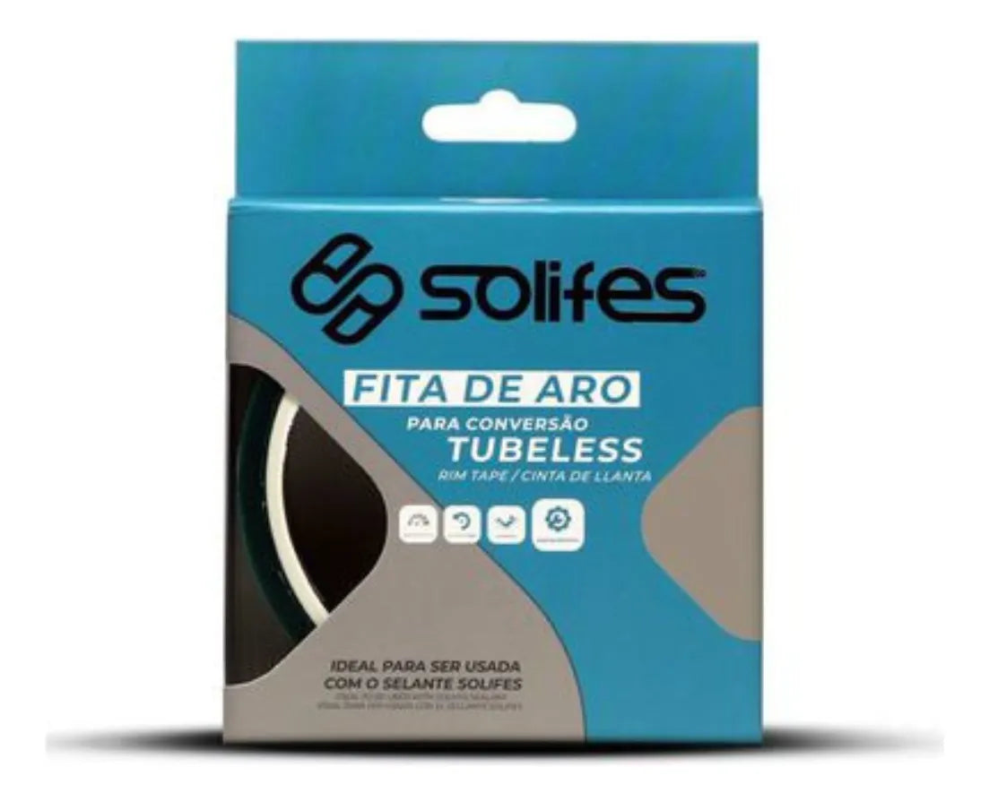 Fita Aro Tubeless Solifes - Rolo 15m X 33mm