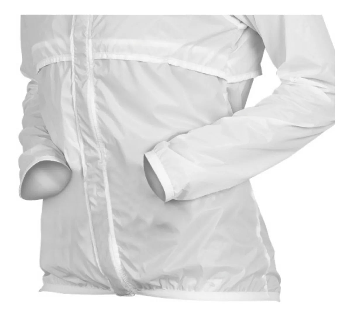 Jaqueta Corta Vento Sol Sport Wind Fem Branca