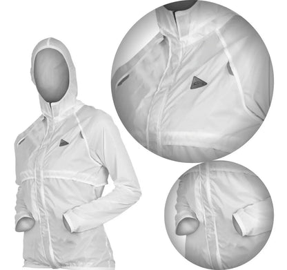 Jaqueta Corta Vento Sol Sport Wind Fem Branca