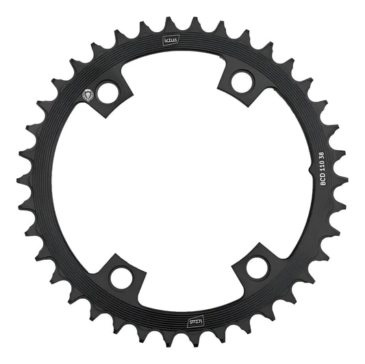 Coroa Ictus Single Bcd 110 Apex 38t 4 Furos - 165mm X 6,5