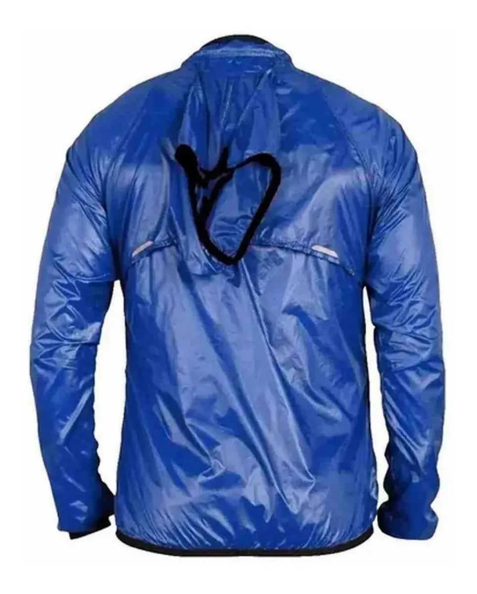 Jaqueta Corta Vento Sol Sport Wind Masc Azul Royal Tam P