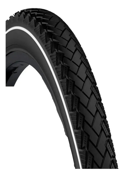 Pneu Vee Rubber 700x42c Semi Slick Faixa Refletiva
