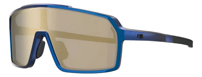 Óculos Hb Grinder Metallic Blue Gold Chrome - Sol - 131mm