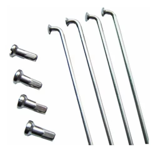 Raio Fino Shadar De Inox Com Niple 2.0x275mm - 72 Unidades