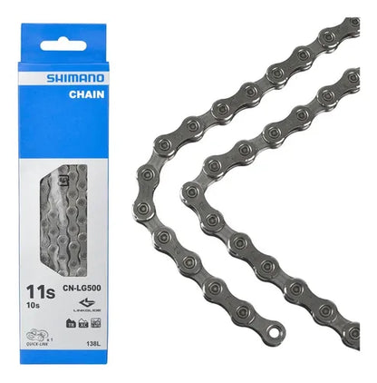 Corrente Shimano CN-LG500 138 links - 9, 10 e 11 velocidades