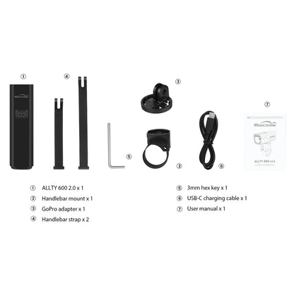 Farol Magicshine ALLTY 600 V2.0 - 600 Lumens