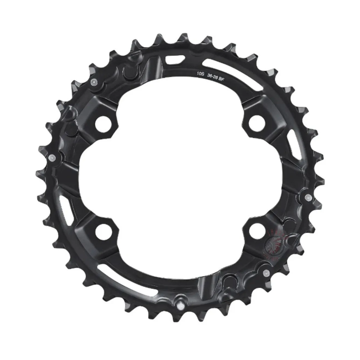 Coroa Shimano FC-M4100 36 dentes PCD 96mm 2x10 Velocidades